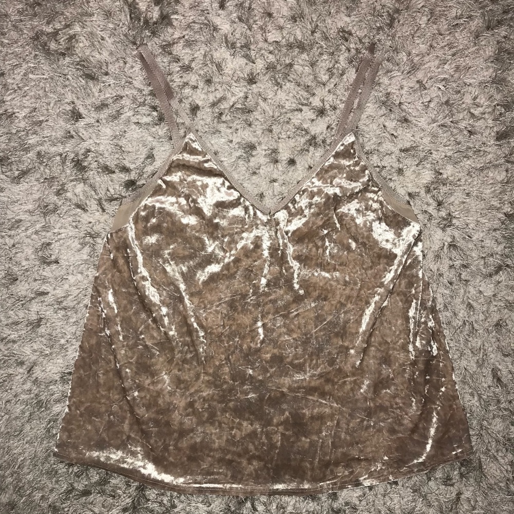 ZARA velvet strap tank top SIZE MEDIUM - Picture 5 of 12